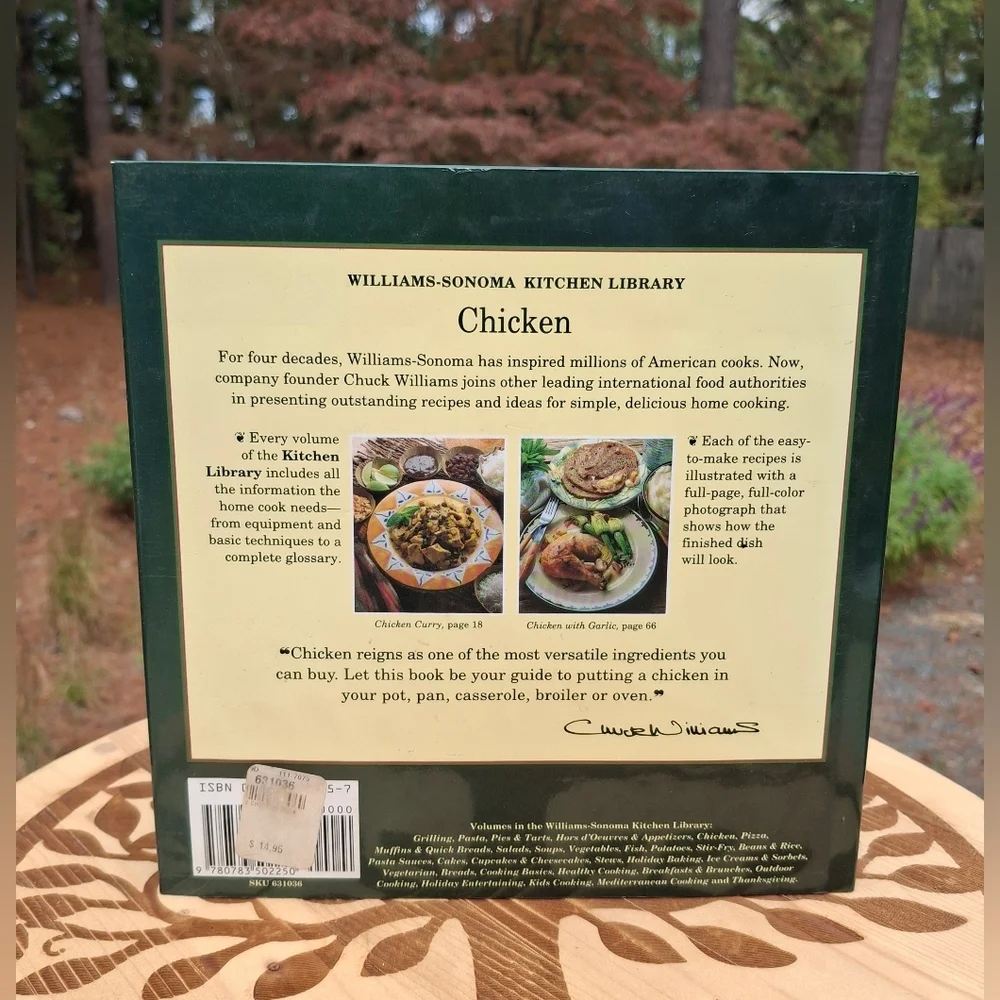Vintage 90's Williams Sonoma Kitchen Library Chicken Cookbook